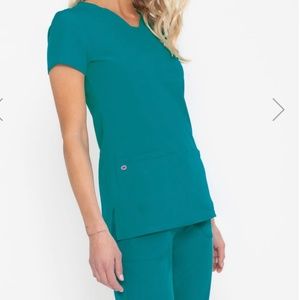 HeartSoul Teal Scrub Small Top & Small Bottom